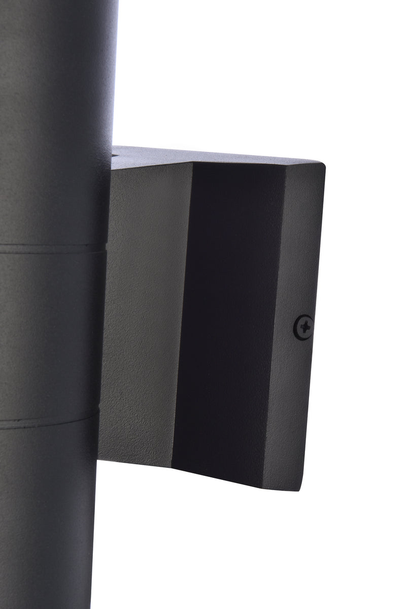 Elegant Lighting LDOD4040BK Outdoor Wall Mount, black