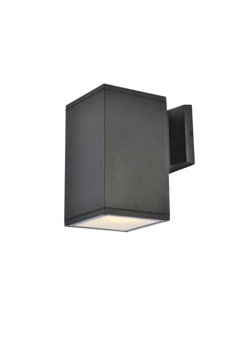 Elegant Lighting LDOD4041BK Outdoor Wall Mount, black