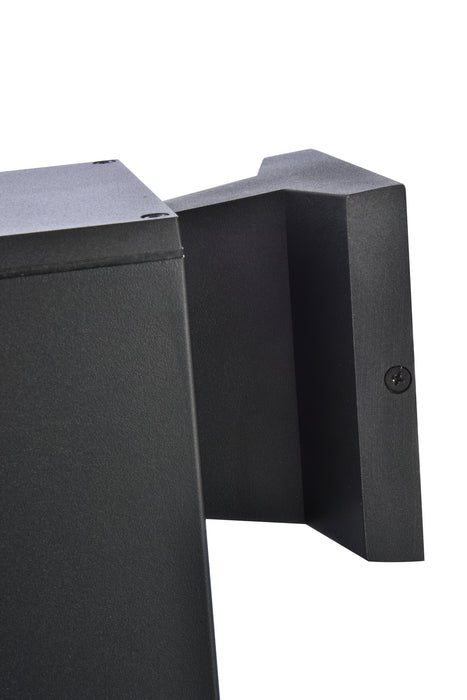 Elegant Lighting LDOD4041BK Outdoor Wall Mount, black