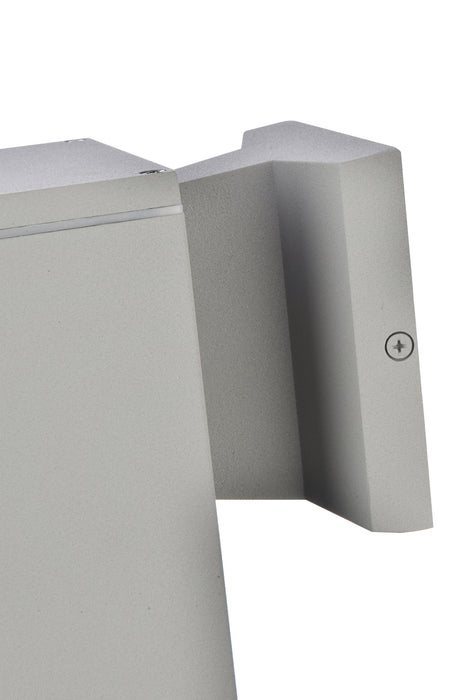 Elegant Lighting LDOD4041S Outdoor Wall Mount, Silver