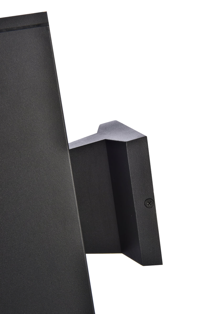 Elegant Lighting LDOD4042BK Outdoor Wall Mount, black
