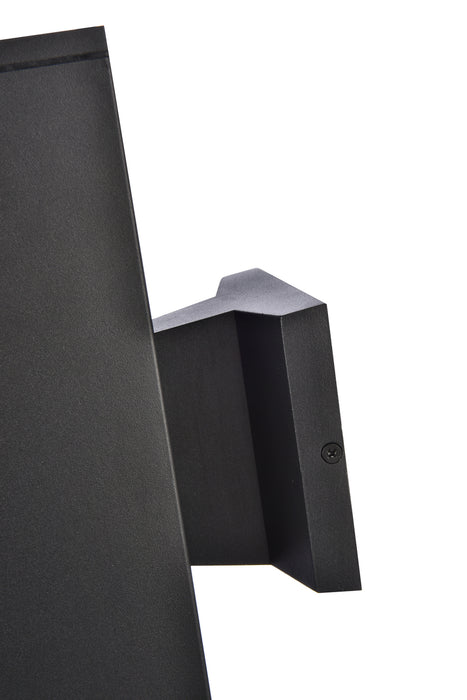 Elegant Lighting LDOD4042BK Outdoor Wall Mount, black