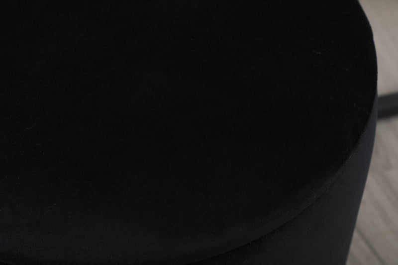 Elegant Lighting OT1015BK Ottoman, Black