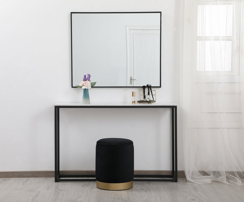 Elegant Lighting OT1015BK Ottoman, Black