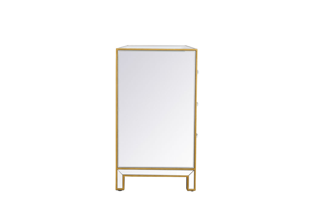 Elegant Lighting MF72017G Dresser, Antique Gold