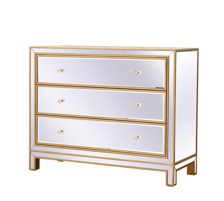 Elegant Lighting MF72019G Chest, Antique Gold