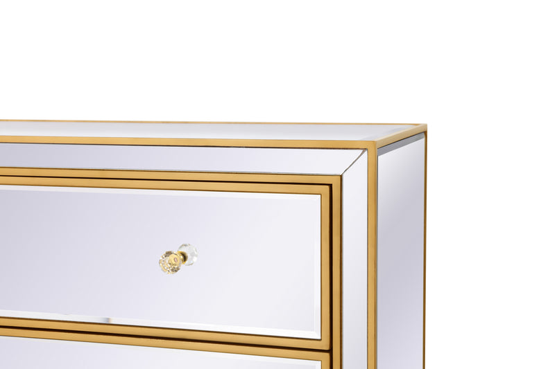 Elegant Lighting MF72019G Chest, Antique Gold
