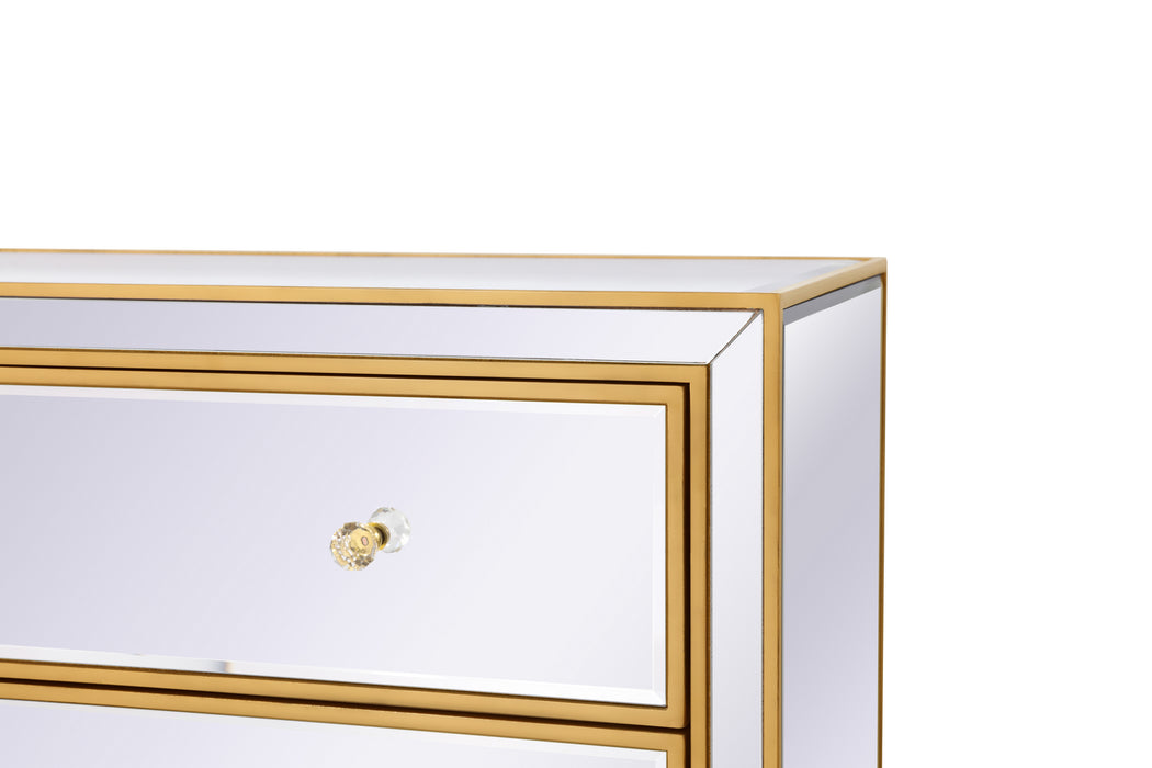 Elegant Lighting MF72019G Chest, Antique Gold