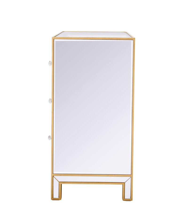 Elegant Lighting MF72019G Chest, Antique Gold