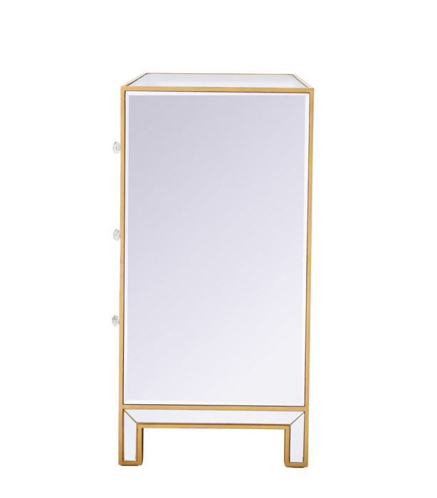 Elegant Lighting MF72019G Chest, Antique Gold