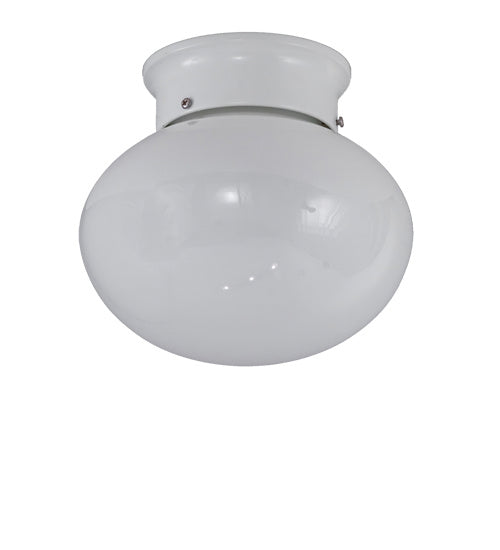 Meyda Tiffany 214386 One Light Flushmount, White