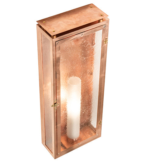 Meyda Tiffany 222734 LED Wall Sconce, Raw Copper And Raw Brass