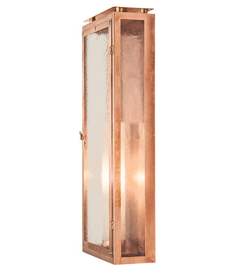 Meyda Tiffany 222734 LED Wall Sconce, Raw Copper And Raw Brass