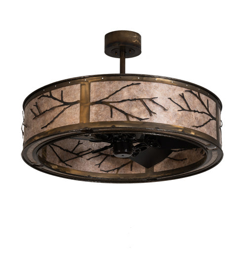 Meyda Tiffany 224892 LED Chandel-Air, Dark Burnished Antique Copper