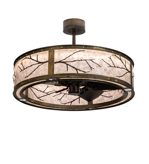 Meyda Tiffany 224892 LED Chandel-Air, Dark Burnished Antique Copper