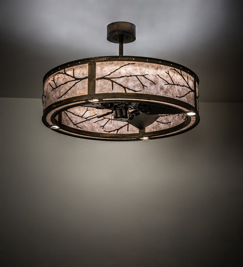 Meyda Tiffany 224892 LED Chandel-Air, Dark Burnished Antique Copper