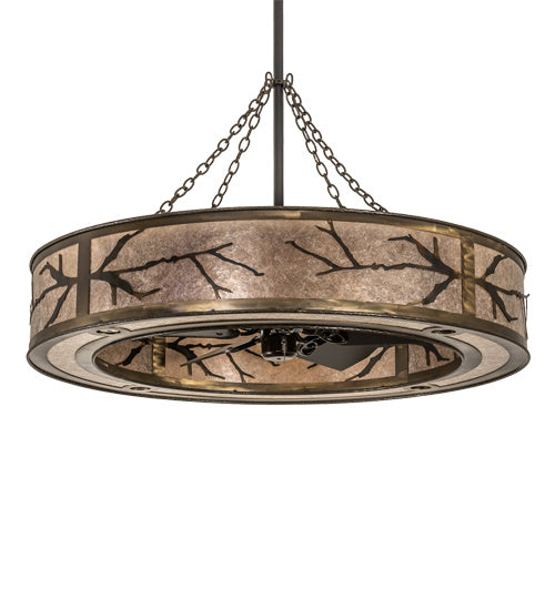 Meyda Tiffany 224912 16 Light Chandel-Air, Dark Burnished Antique Copper