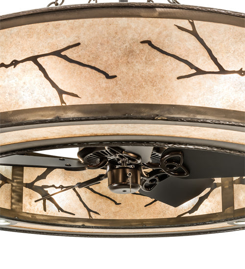 Meyda Tiffany 224912 16 Light Chandel-Air, Dark Burnished Antique Copper