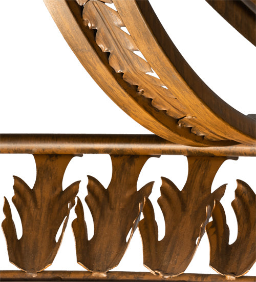 Meyda Tiffany 227562 Six Light Pendant, Rustic Iron