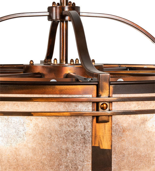 Meyda Tiffany 227679 16 Light Chandel-Air, Vintage Copper