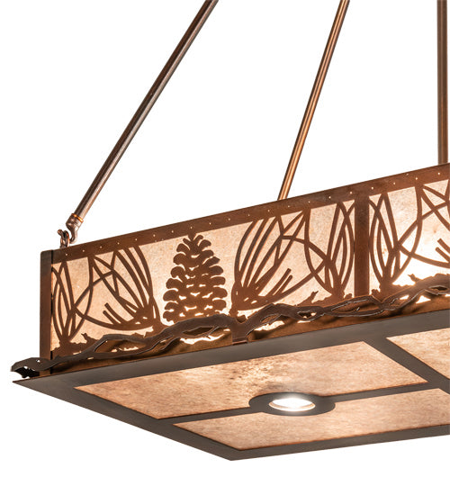 Meyda Tiffany 227680 Eight Light Pendant, Vintage Copper