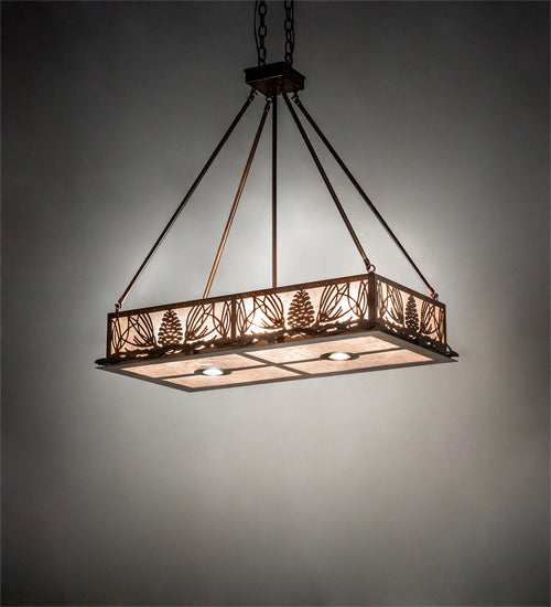 Meyda Tiffany 227680 Eight Light Pendant, Vintage Copper