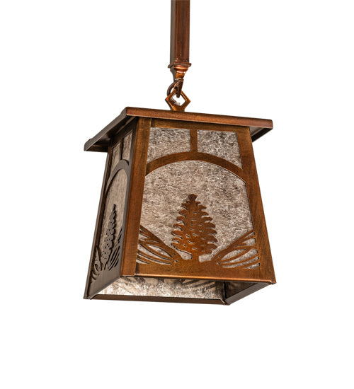 Meyda Tiffany 227795 One Light Mini Pendant, Vintage Copper