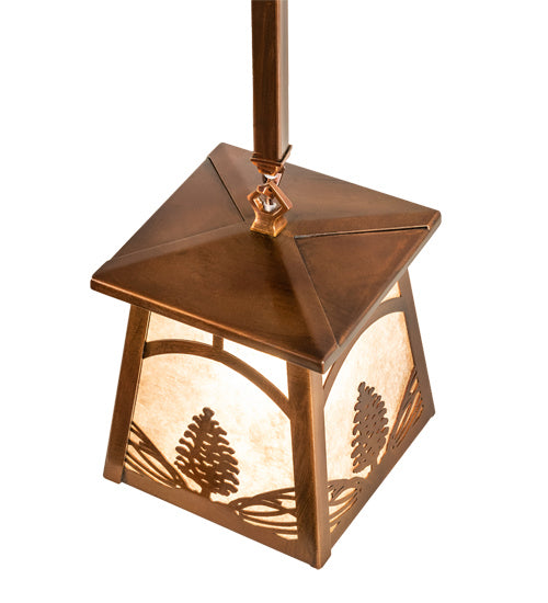 Meyda Tiffany 227795 One Light Mini Pendant, Vintage Copper