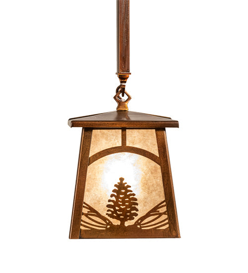 Meyda Tiffany 227795 One Light Mini Pendant, Vintage Copper