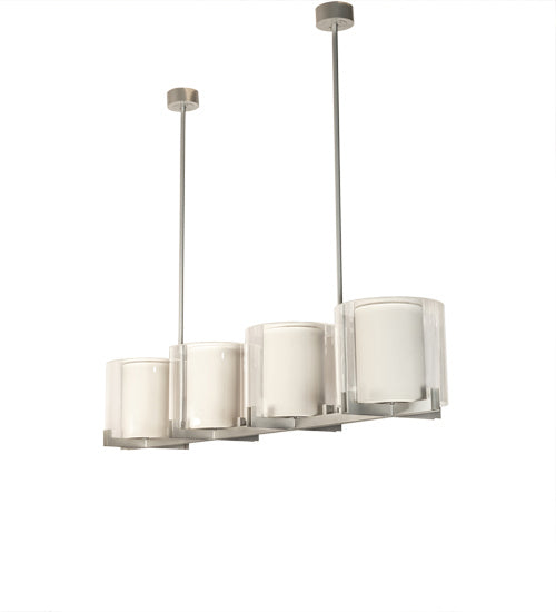 Meyda Tiffany 228896 Four Light Pendant, Nickel