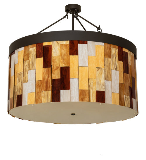 Meyda Tiffany 229626 LED Semi Flush Mount, Oil Rubbed Bronze