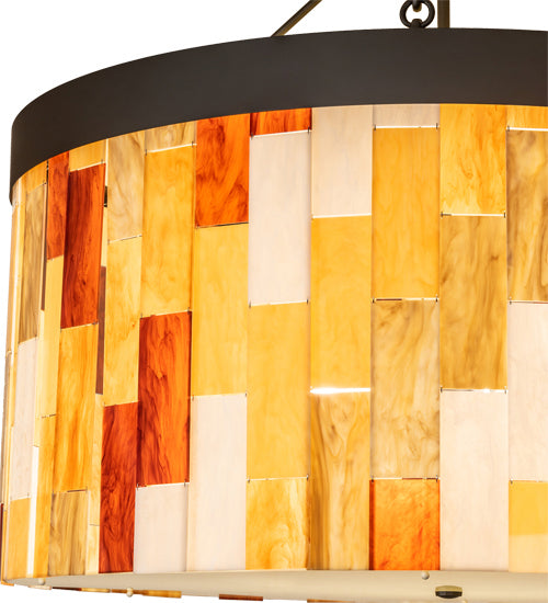 Meyda Tiffany 229626 LED Semi Flush Mount, Oil Rubbed Bronze