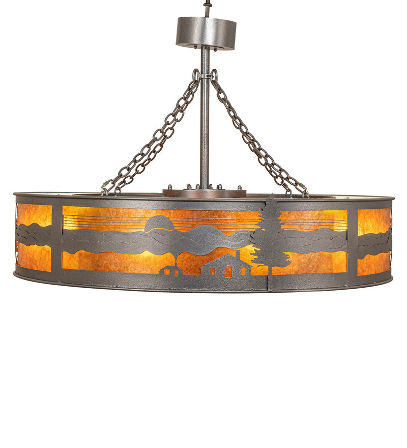 Meyda Tiffany 230382 16 Light Chandel-Air, Natural Iron
