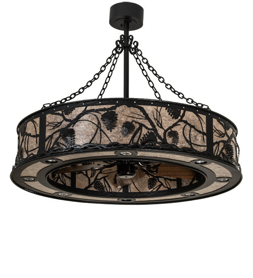 Meyda Tiffany 230595 LED Chandel-Air, Wrought Iron