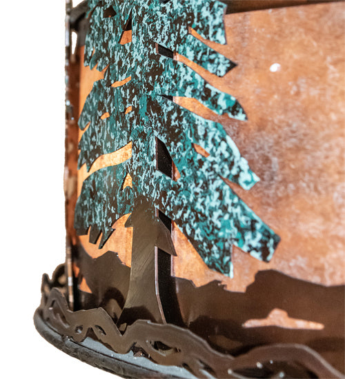 Meyda Tiffany 230672 16 Light Chandel-Air, Vintage Copper,Oil Rubbed Bronze