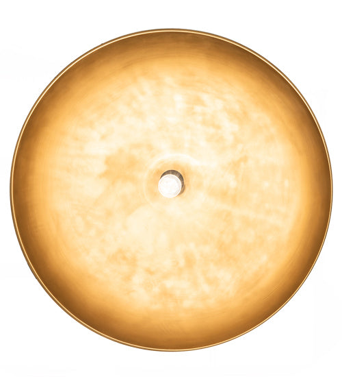 Meyda Tiffany 230965 LED Pendant, Matte Black Exterior/Gold Interior