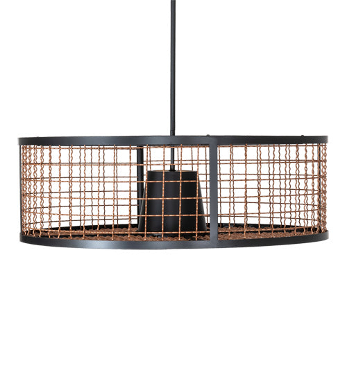Meyda Tiffany 230966 LED Pendant, Flat Black, Metallic Bronze, And Gold Metallic