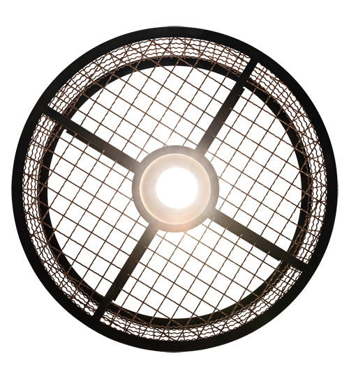 Meyda Tiffany 230966 LED Pendant, Flat Black, Metallic Bronze, And Gold Metallic