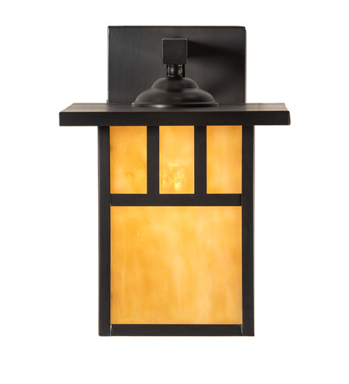 Meyda Tiffany 231013 One Light Wall Sconce, Craftsman Brown