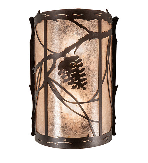Meyda Tiffany 231469 Two Light Wall Sconce, Mahogany Bronze