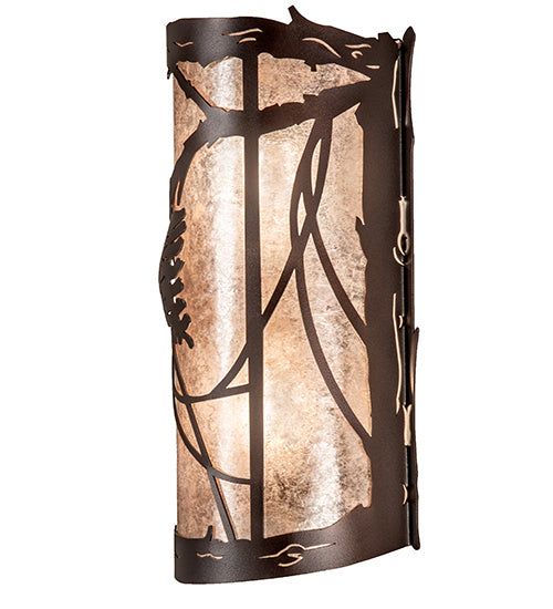 Meyda Tiffany 231469 Two Light Wall Sconce, Mahogany Bronze