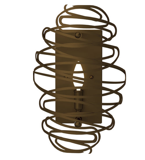 Meyda Tiffany 231617 One Light Wall Sconce, Antique Copper