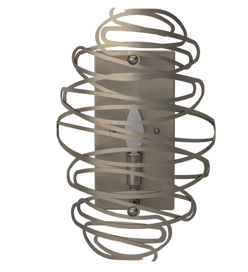 Meyda Tiffany 231618 One Light Wall Sconce, Nickel