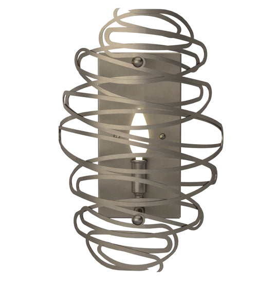 Meyda Tiffany 231618 One Light Wall Sconce, Nickel