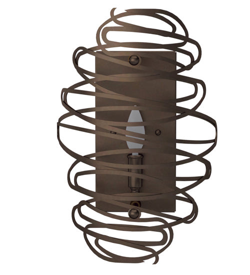 Meyda Tiffany 231619 One Light Wall Sconce, Timeless Bronze