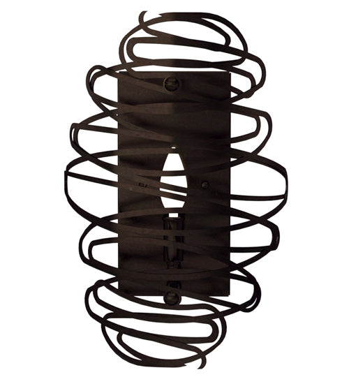 Meyda Tiffany 231620 One Light Wall Sconce, Mahogany Bronze