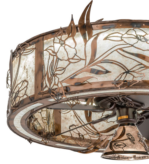 Meyda Tiffany 232728 LED Chandel-Air, Light Burnished Brass Tint