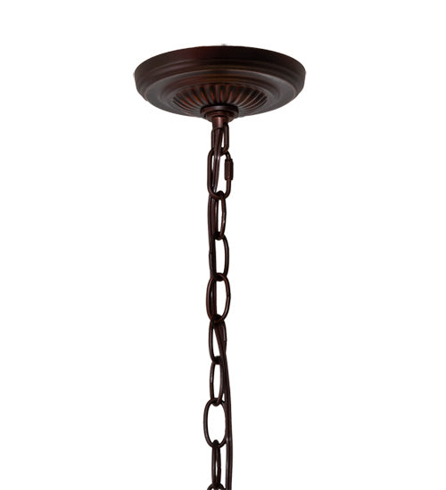 Meyda Tiffany 232780 Three Light Pendant, Mahogany Bronze