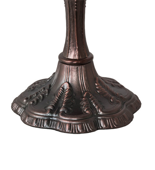 Meyda Tiffany 232791 Three Light Table Lamp, Mahogany Bronze
