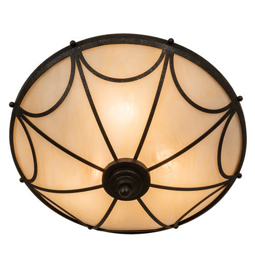 Meyda Tiffany 232898 LED Flushmount, Golden Bronze